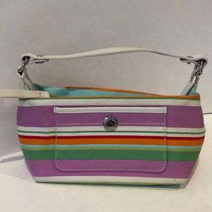 Coach Multi Stripe Mini Bag
